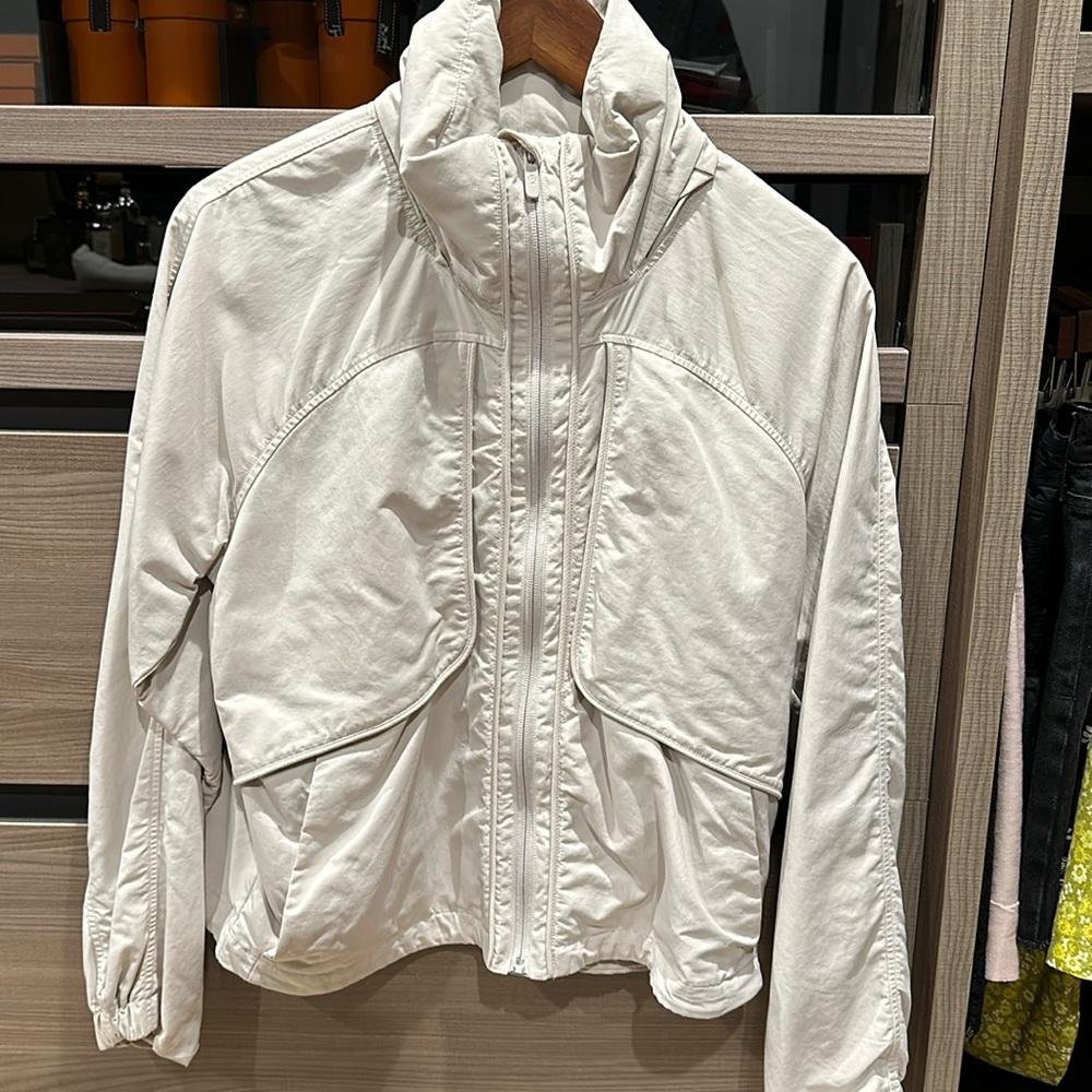 Lululemon jacket with hidden hoodie